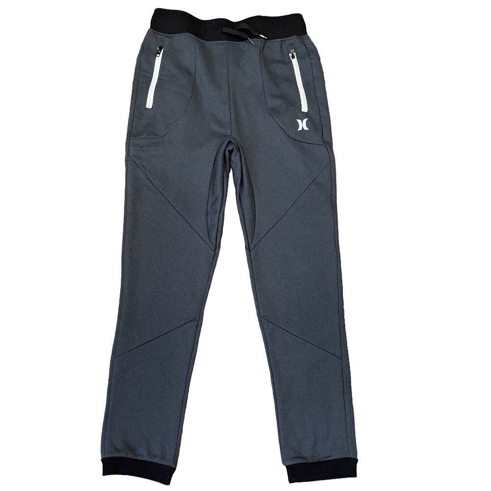 Rare HURLEY × NIKE Dri-FIT Joggers – Gray (Youth XL / Boys 18–20) – NWT
